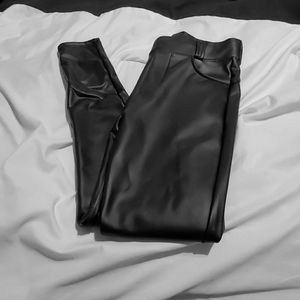 Pleather leggings